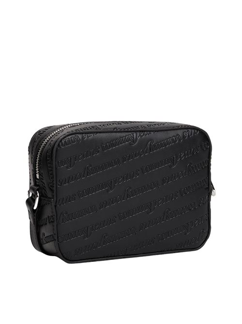 Borsa nera in poliuretano Tommy Jeans | AW0AW17865BDS